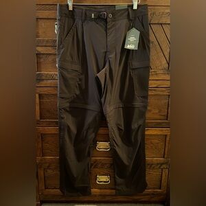 NWT REI Hiking Pants Mens 34x30 Sahara Convertible Pants Outdoor Fishing  Wear